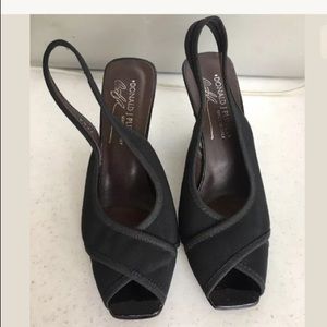 Donald J Pliner Tyna Wedge Slingback 6.5